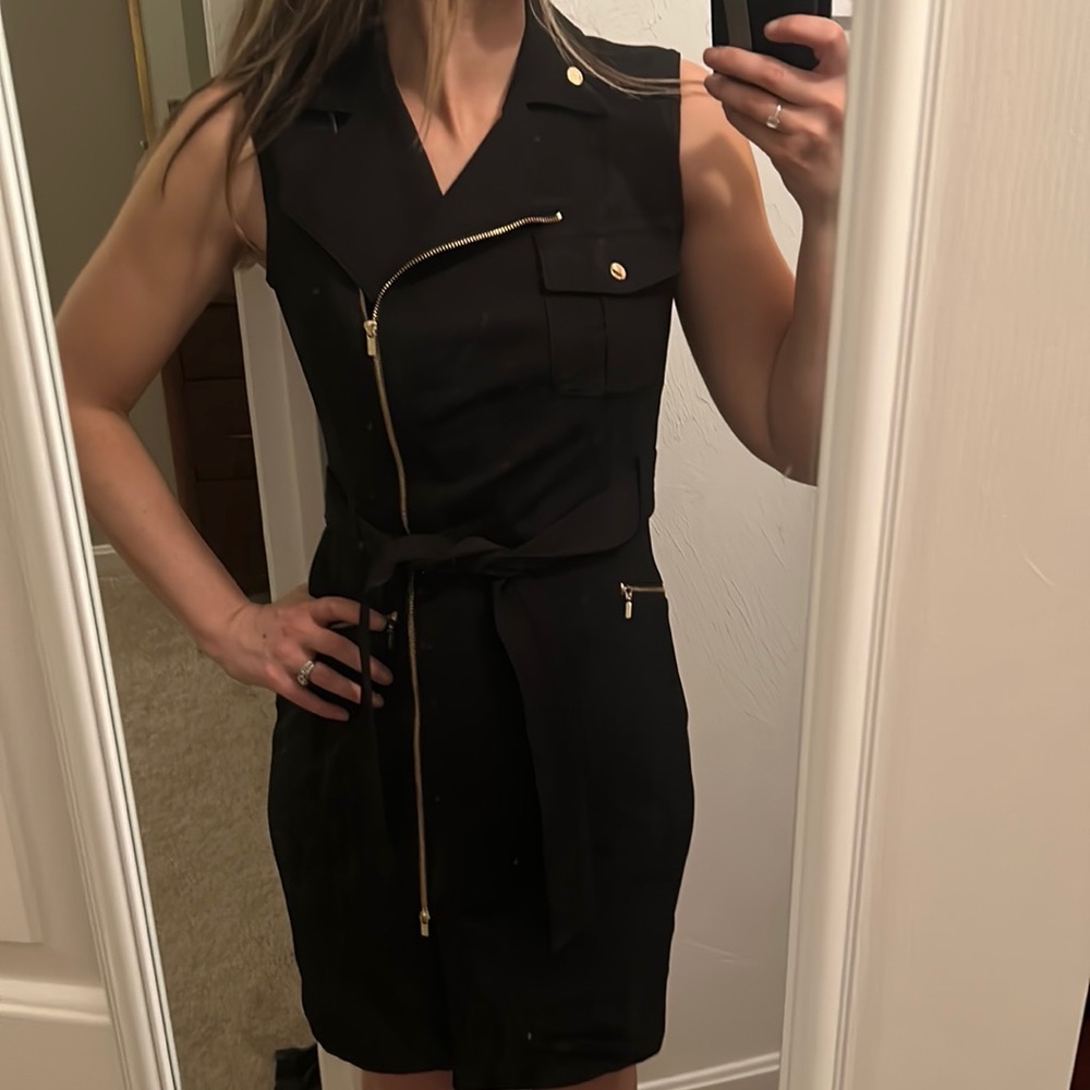 Calvin Klein black dress worn once. Excellent condition.